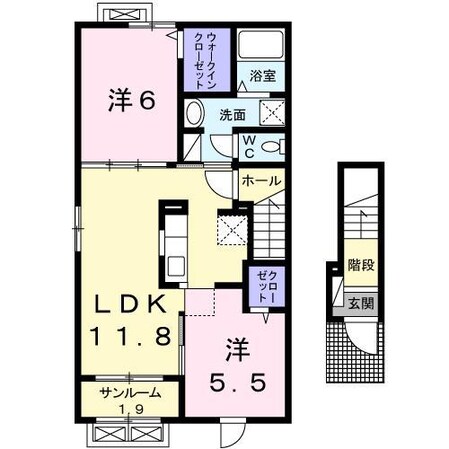 クエストTIIの物件間取画像